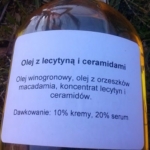 Olej z lecytyną i ceramidami