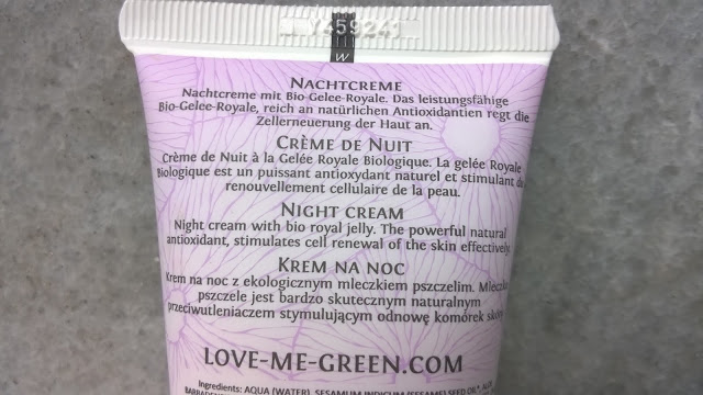 krem na noc Love Me Green