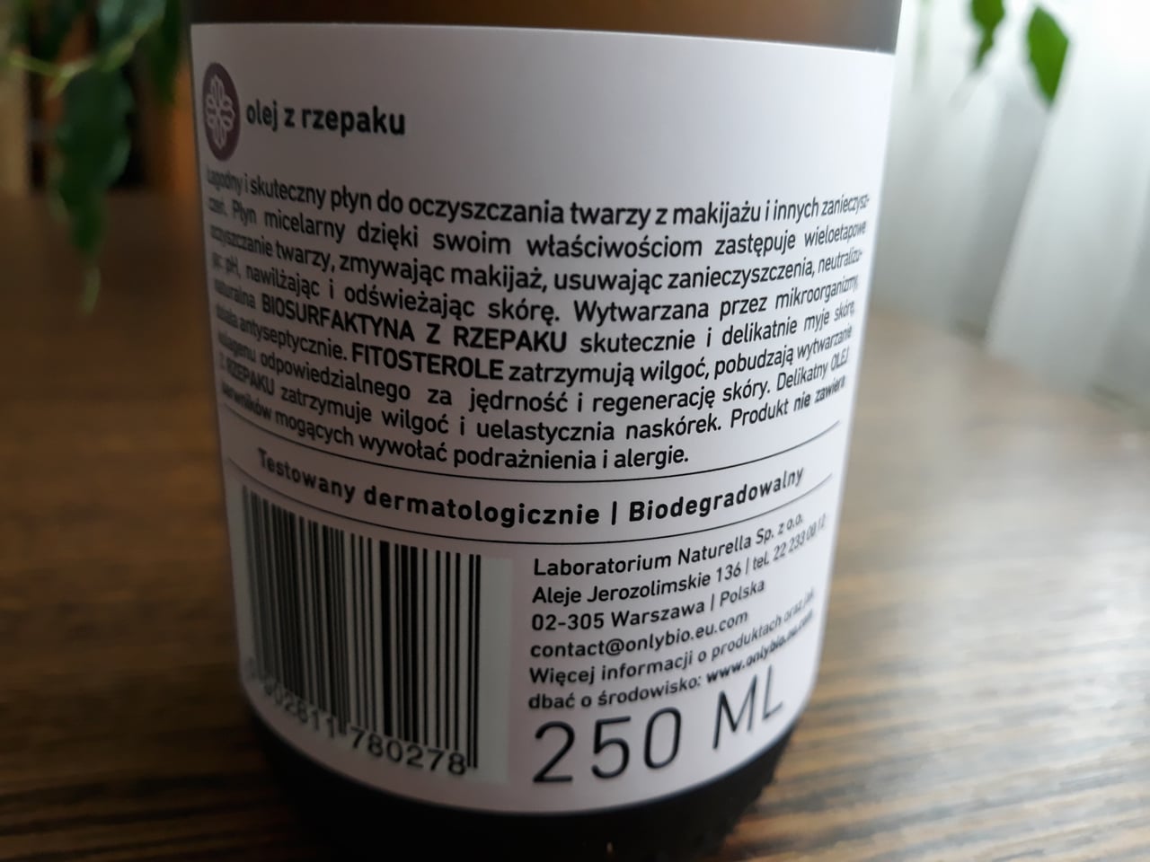 naturalny szampon do włosów Only Bio