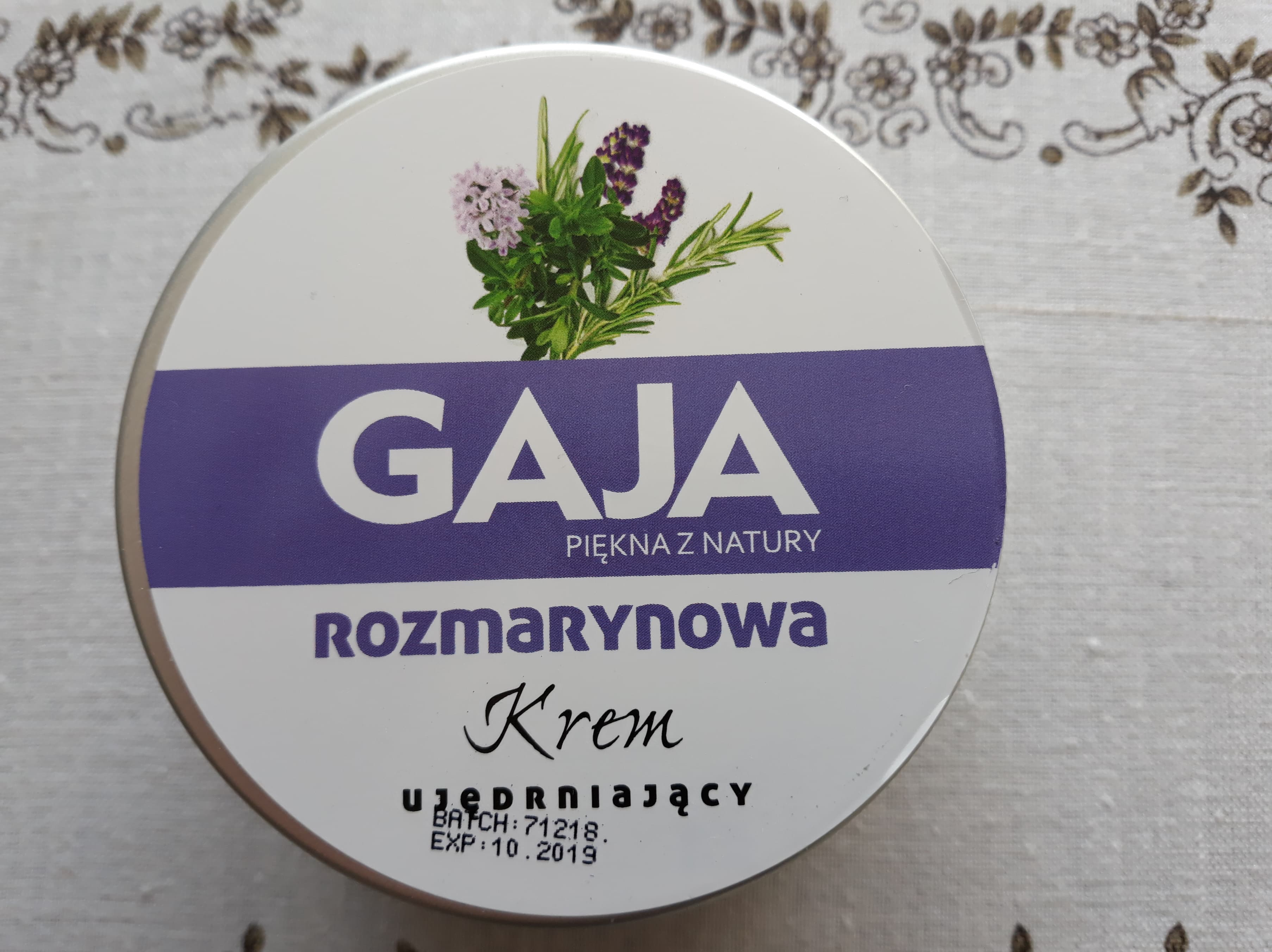 kosmetyki naturalne - kremy Gaja - kolagen, aloes, algi