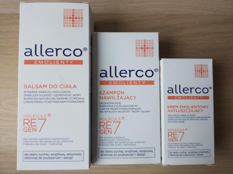 emolienty Allerco - cera, sucha, wrażliwa, atopowa