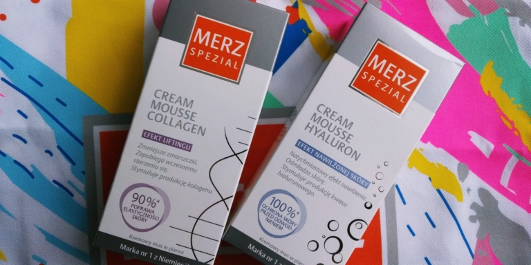 kremowy mus w piance MERZ